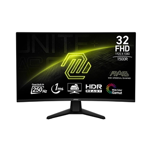 MAG 32C6X 32″ 250Hz Curved 1ms Gaming Monitor