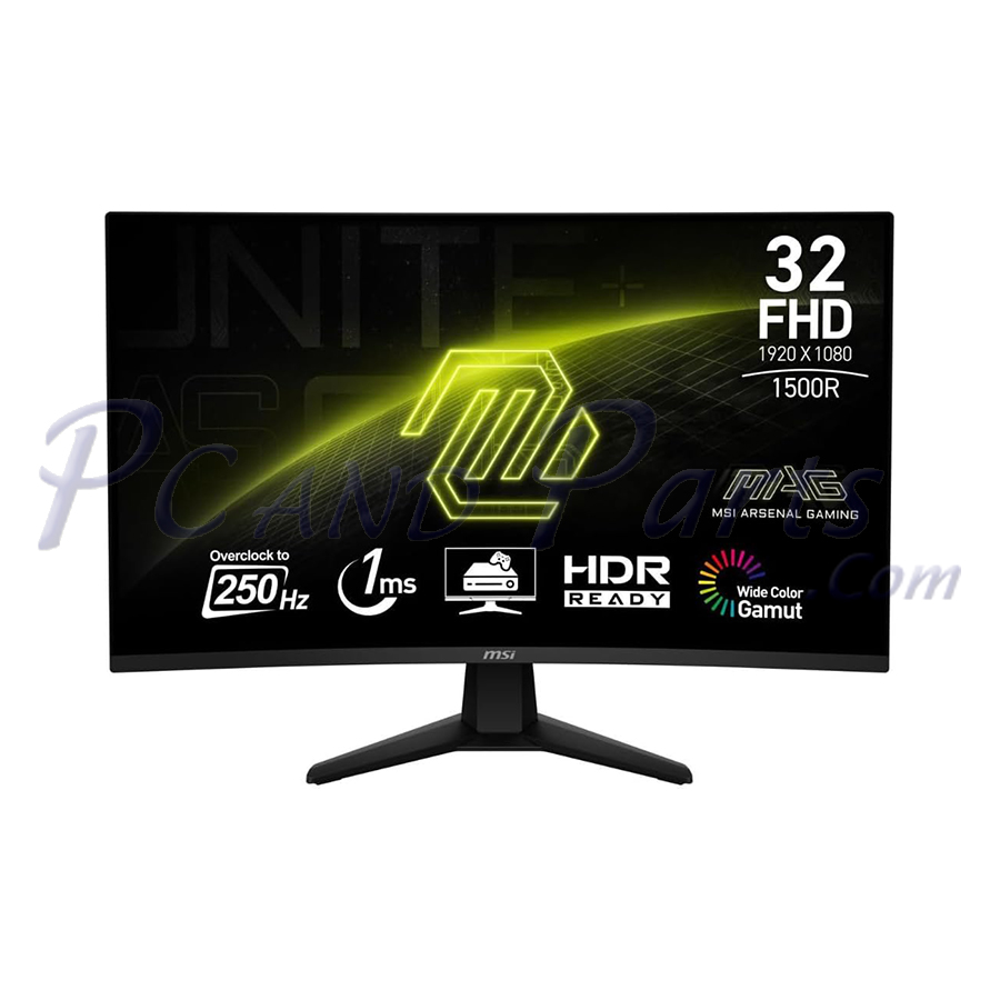 MAG 32C6X 32″ 250Hz Curved 1ms Gaming Monitor