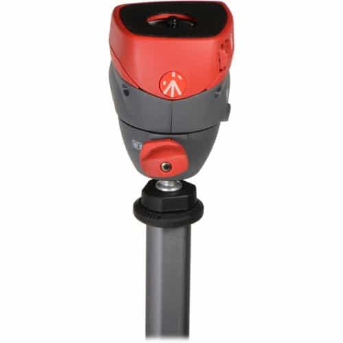 Manfrotto Compact Action Aluminum Tripod (Red)