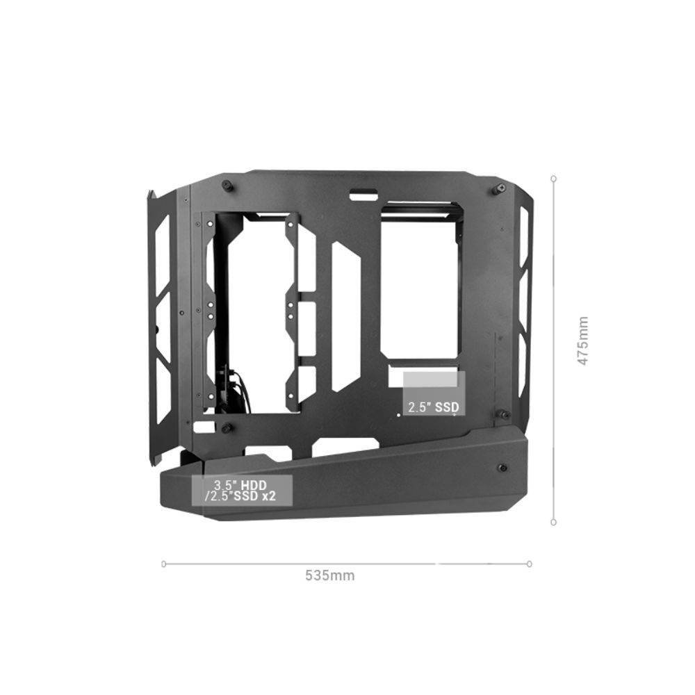 Mars Gaming MC-EDGE Open Air Gaming Case