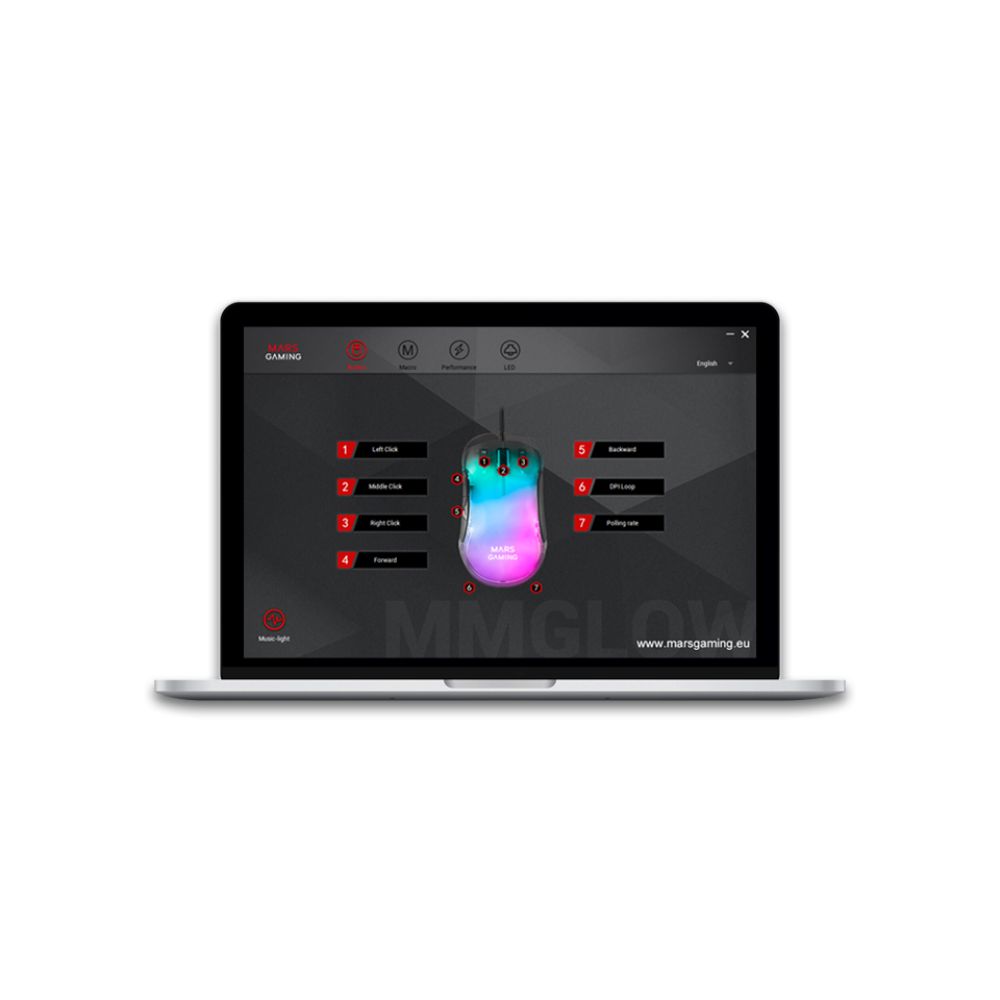 Mars Gaming MMGLOW Gaming Mouse