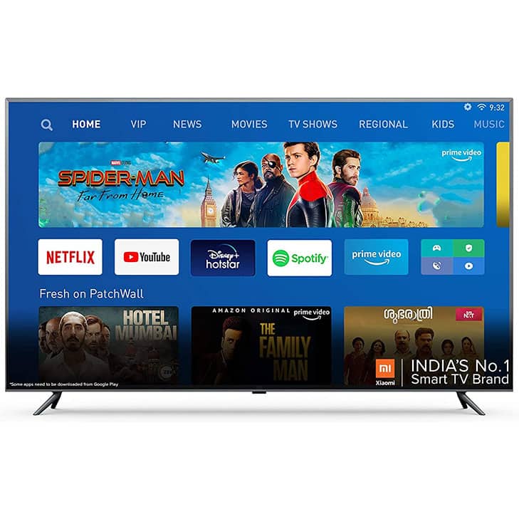 Mi TV 4S 65 Inch 4K – HDR10 UHD Smart TV