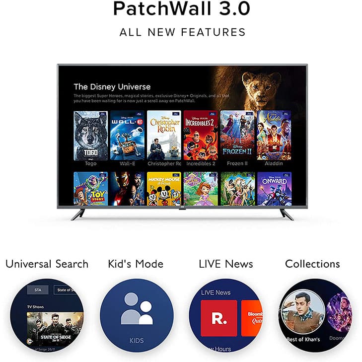 Mi TV 4S 65 Inch 4K – HDR10 UHD Smart TV