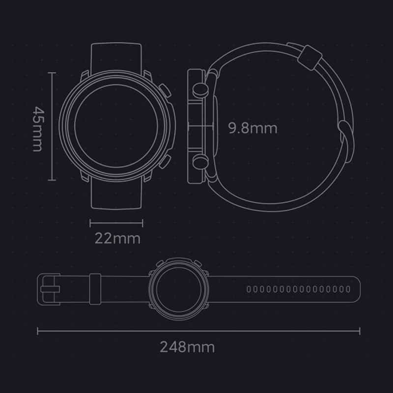 Mibro Watch A1 Black with Black Strap