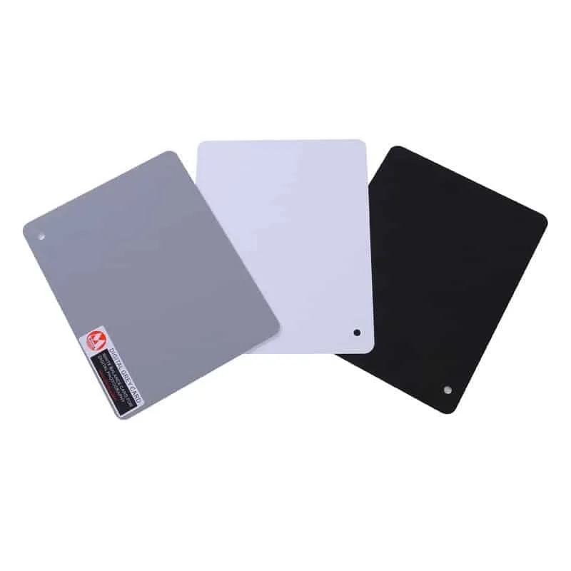 Micnova White Balance Card Set for Digital Photography (Medium)