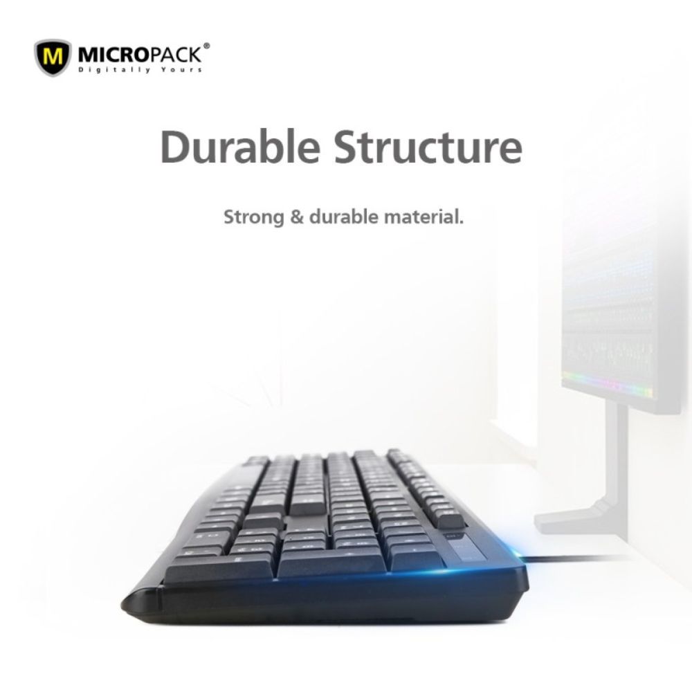 Micropack K206 Wired Keyboard Silent