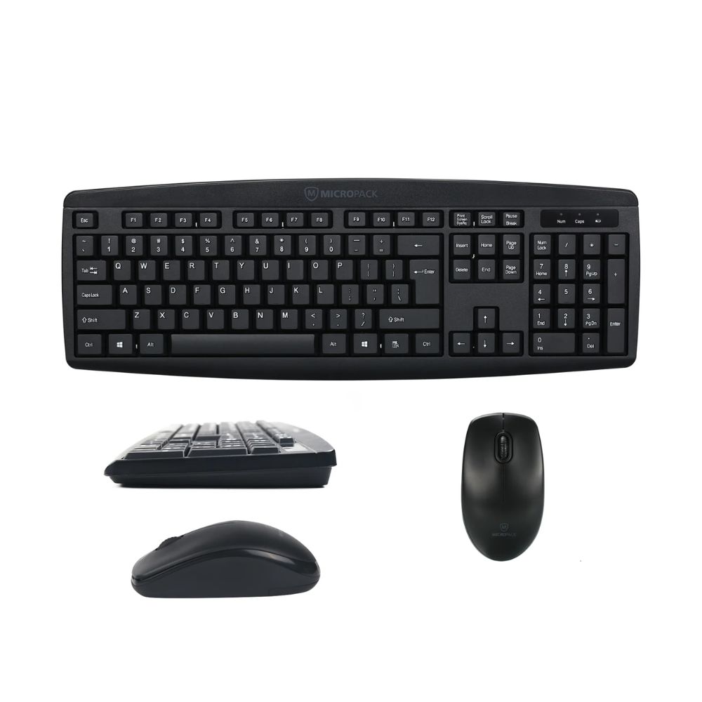 Micropack KM-203W Wireless Keyboard and Mouse Combo