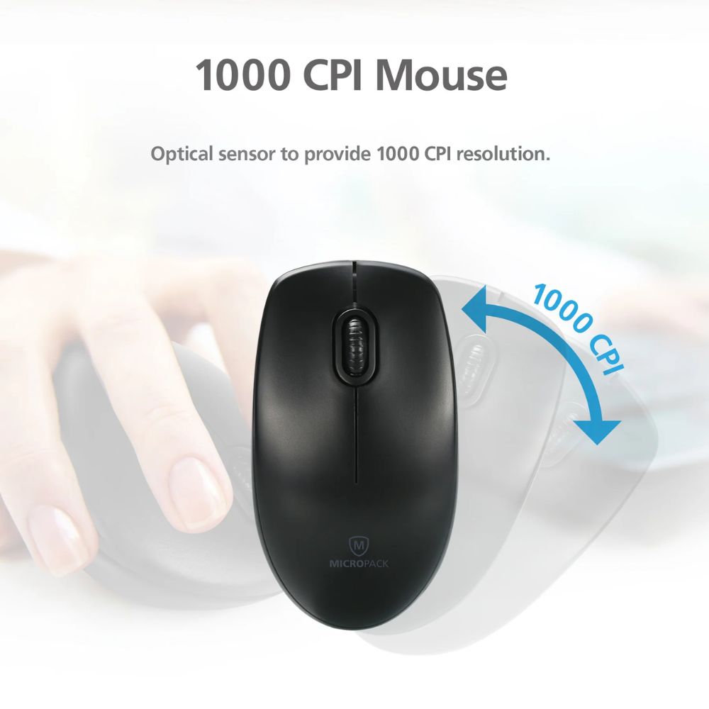 Micropack KM-203W Wireless Keyboard and Mouse Combo