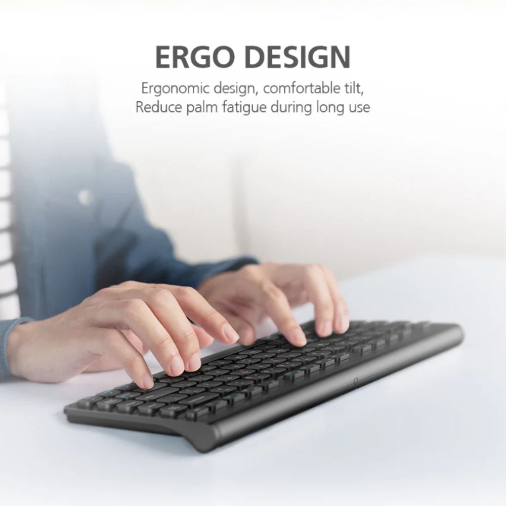 Micropack KM-228W USB-A Slim Wireless Mouse and Keyboard Combo