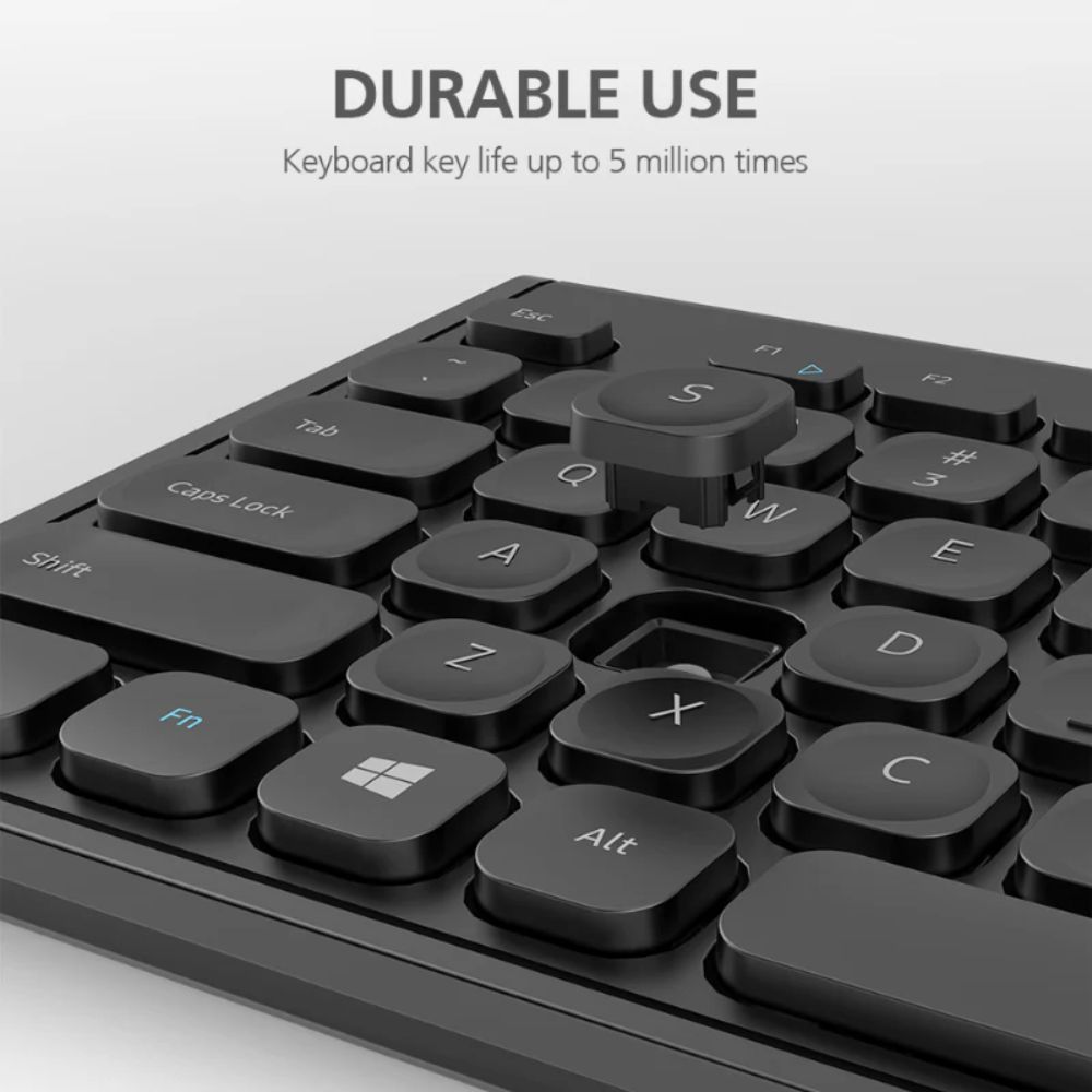 Micropack KM-228W USB-A Slim Wireless Mouse and Keyboard Combo