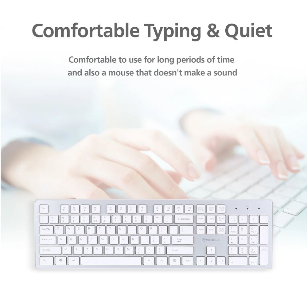 Micropack KM-236W Wireless Mouse and Keyboard Combo – Black