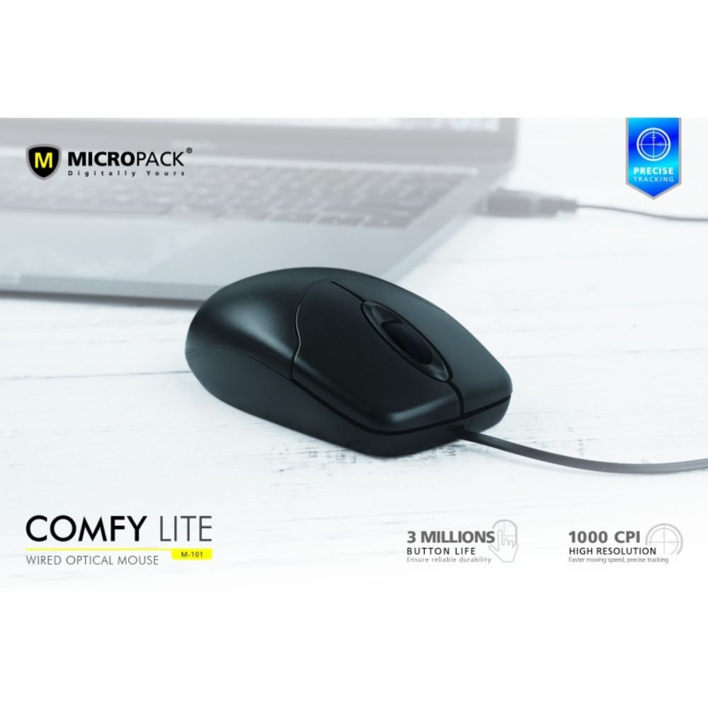 Micropack M-101 Comfy Lite USB Wired Mouse