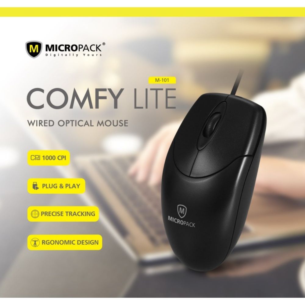 Micropack M-101 Comfy Lite USB Wired Mouse
