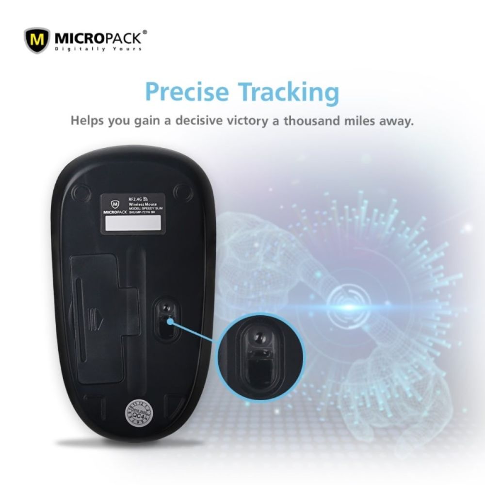 Micropack Speedy Slim M-721W Wireless Mouse