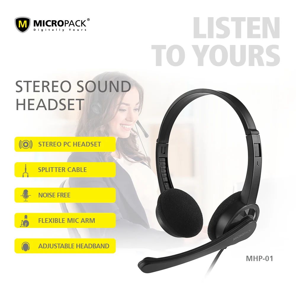 Micropack Stereo Sound Headset MHP-01