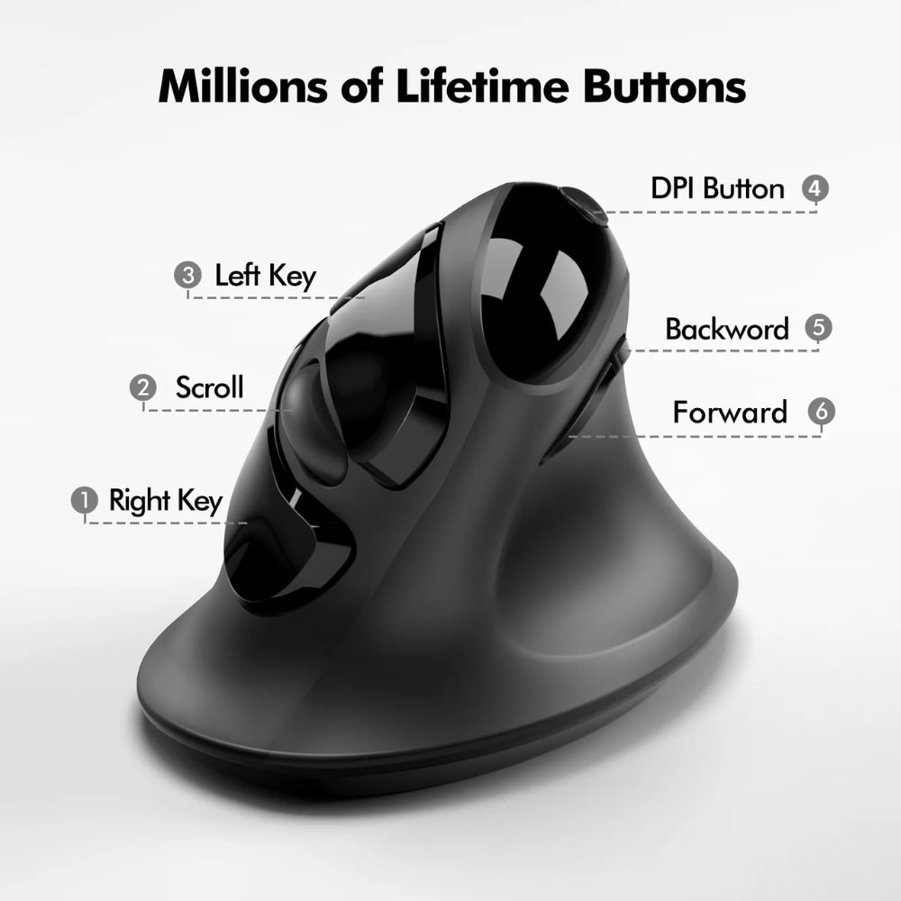 Micropack Vertical Wireless Mouse MP-V03W