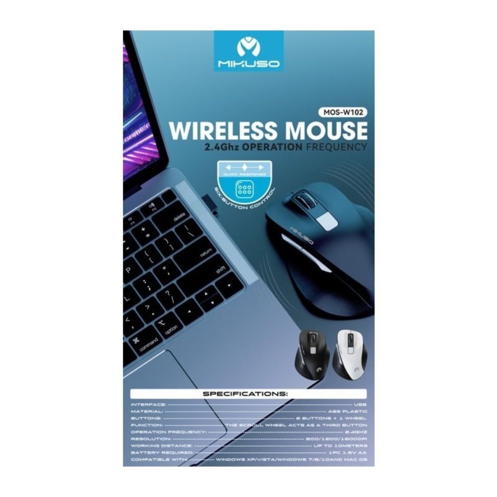 Mikuso MOS-W102 Wireless Mouse