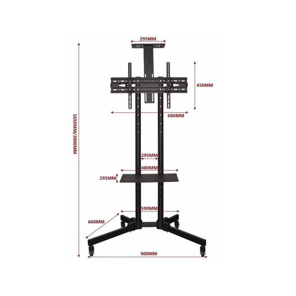 Movable Floor TV Stand – Adjustable HT1500