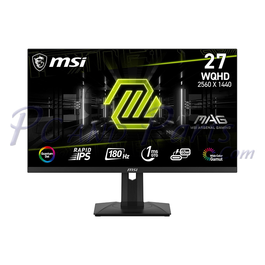 MSI 274QRF QD E2 27″ 1440p 180Hz Gaming Monitor Black