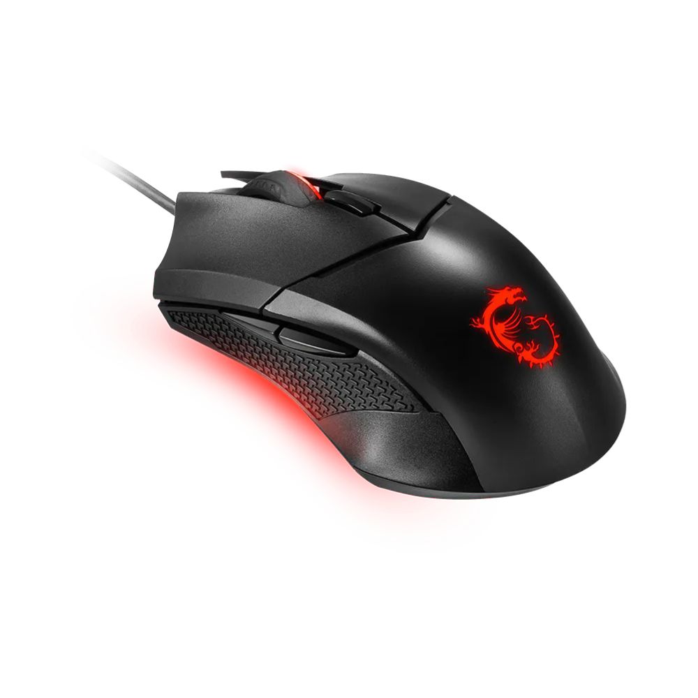 MSI CLUTCH GM08 – Wired gaming mouse, 4200DPI, Red lighting