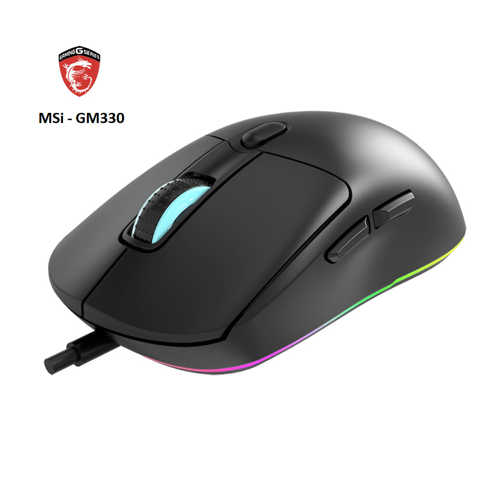 MSI Forge GM330 – Wired gaming mouse, 12800DPI, RGB lighting