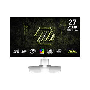 MSI MAG 274QRFW E20 200Hz WQHD Gaming Monitor White