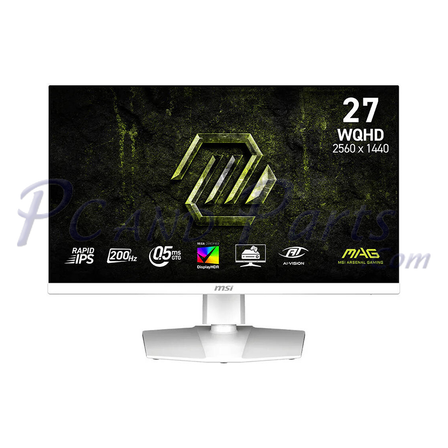 MSI MAG 274QRFW E20 200Hz WQHD Gaming Monitor White
