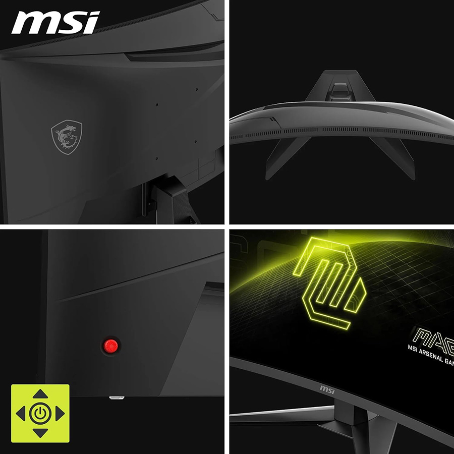 MSI MAG 275CQF E18 27″ 180Hz Curved WQHD Gaming Monitor