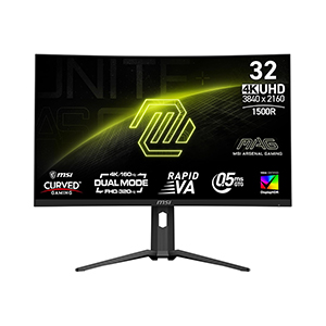 MSI MAG 321CUPDF 32″ 4K UHD 320Hz Curved Gaming