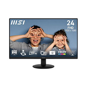 MSI PRO MP242L 24″ 100Hz 1ms Business Productivity Monitor
