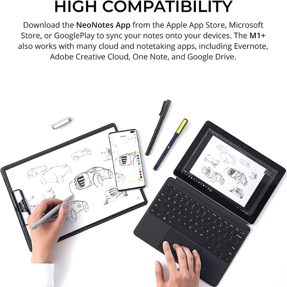 Neo Smartpen M1 Plus+ Digital Writing Pen (Grey)