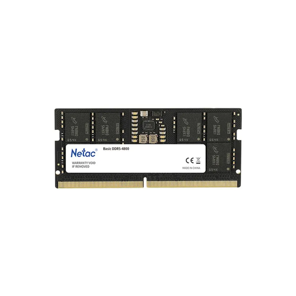 Netac Basic DDR5 4800MHz SODIMM Laptop RAM [ 8GB – 16GB ]