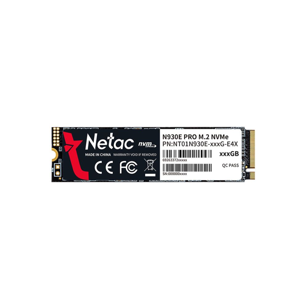 Netac N930E Pro | 512GB NVMe PCIe Gen 3.0 x4 SSD