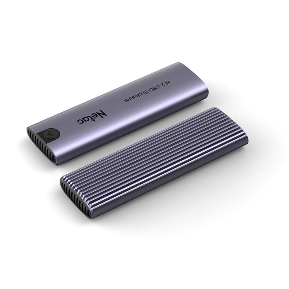 Netac NT07WH51 – 32CA | M.2 NVMe/SATA Aluminum SSD Enclosure