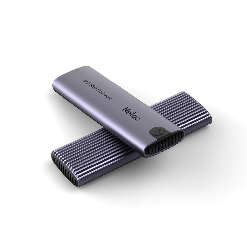 Netac NT07WH51 – 32CA | M.2 NVMe/SATA Aluminum SSD Enclosure