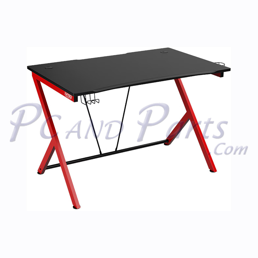 Nitro Concepts Gaming Desk D12 - Black & Red