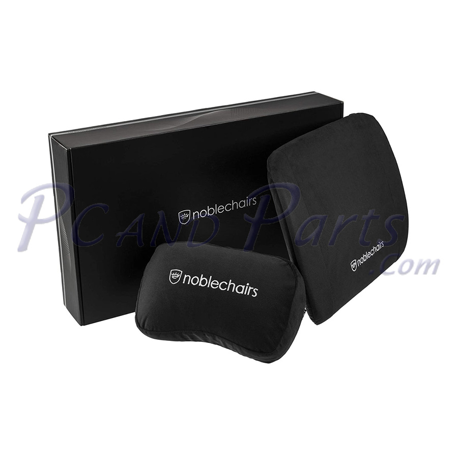 noblechairs Memory Foam Pillow Set - black