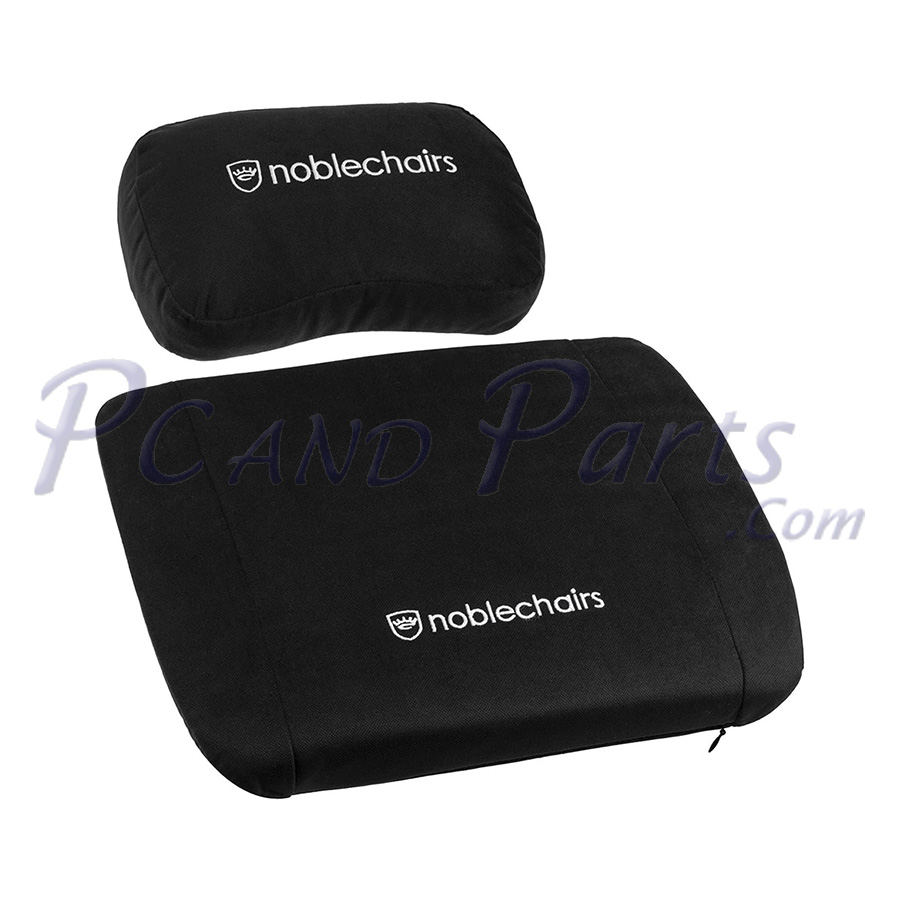 noblechairs Memory Foam Pillow Set - black