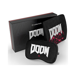 noblechairs Memory Foam Pillow Set - DOOM Edition