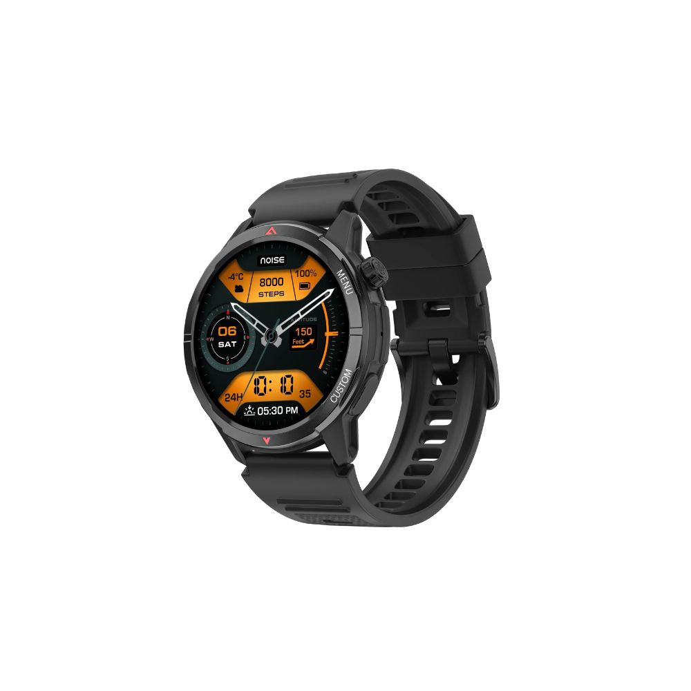 NoiseFit Endeavour 2 Rugged Smartwatch | 1.46″ AMOLED Display | 5-Satellite GPS & Strava Integration