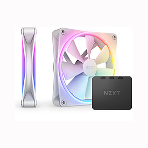 NZXT F140 RGB DUO Twin Pack White
