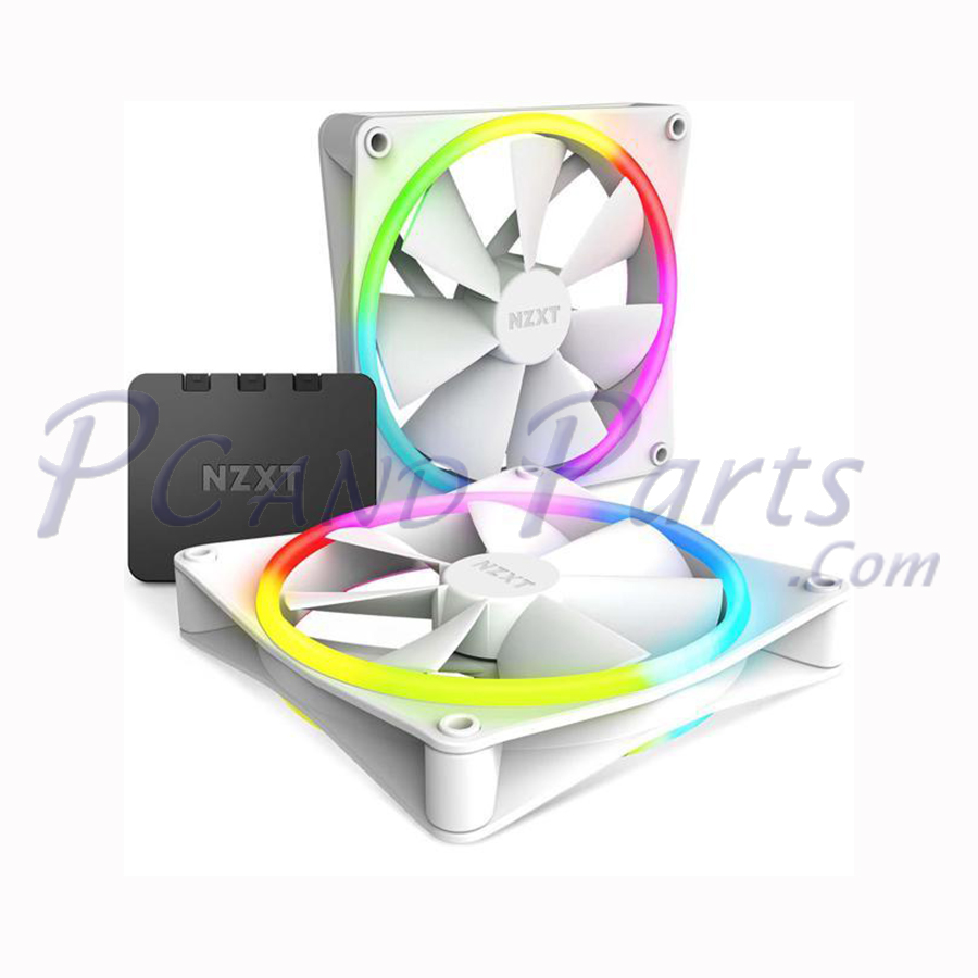 NZXT F140 RGB DUO Twin Pack White