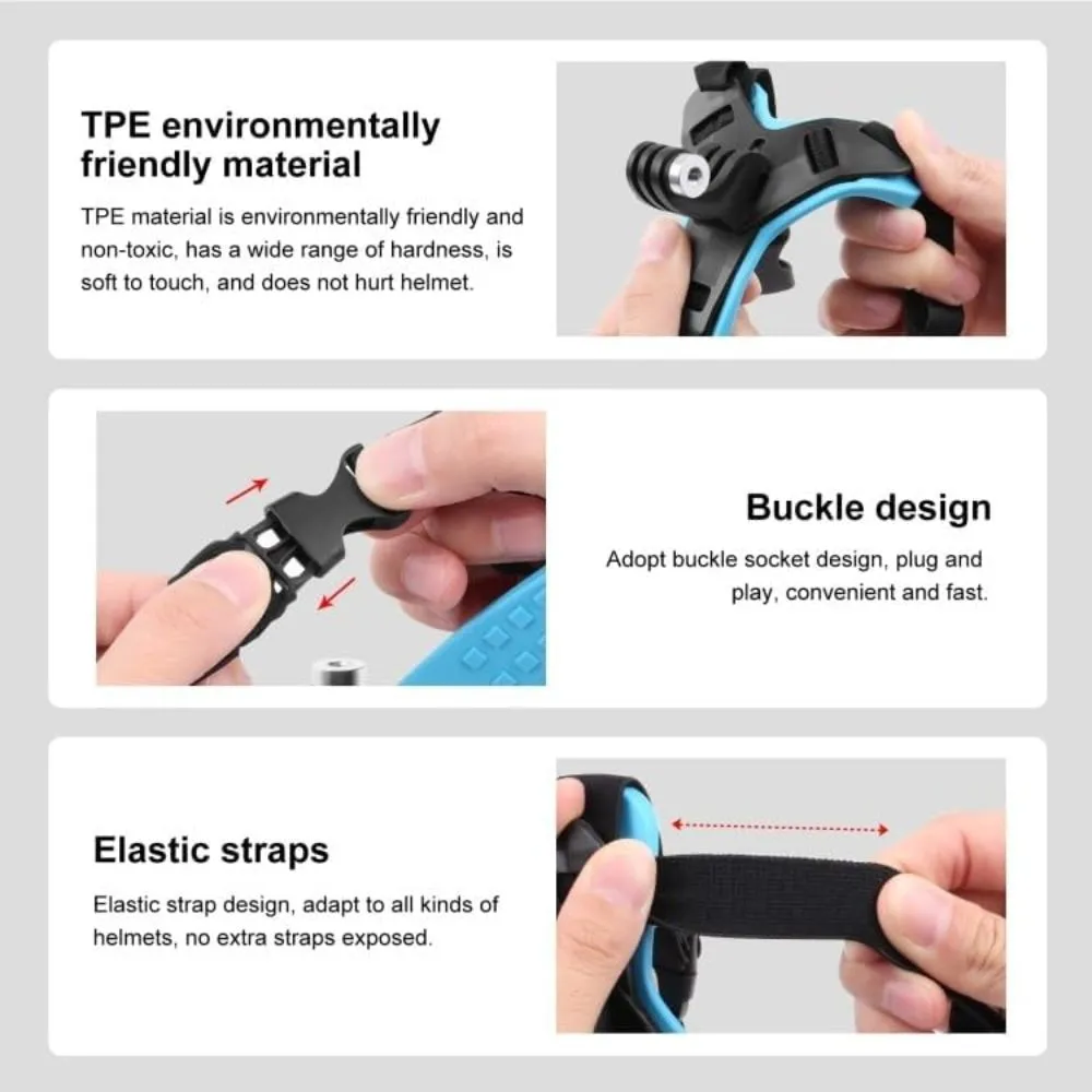 O Ozone Full Face Helmet Chin Camera Mount