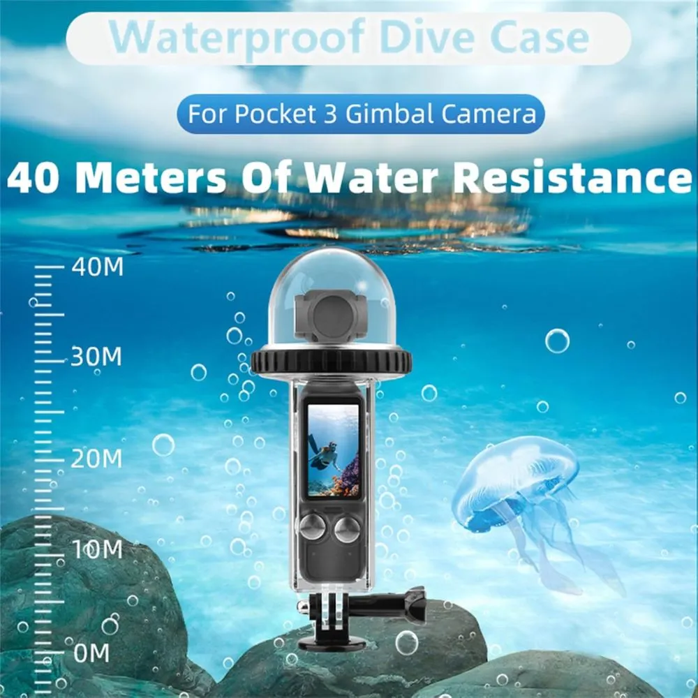 PFUTURE 40M Waterproof Dive Case for DJI Osmo Pocket 3