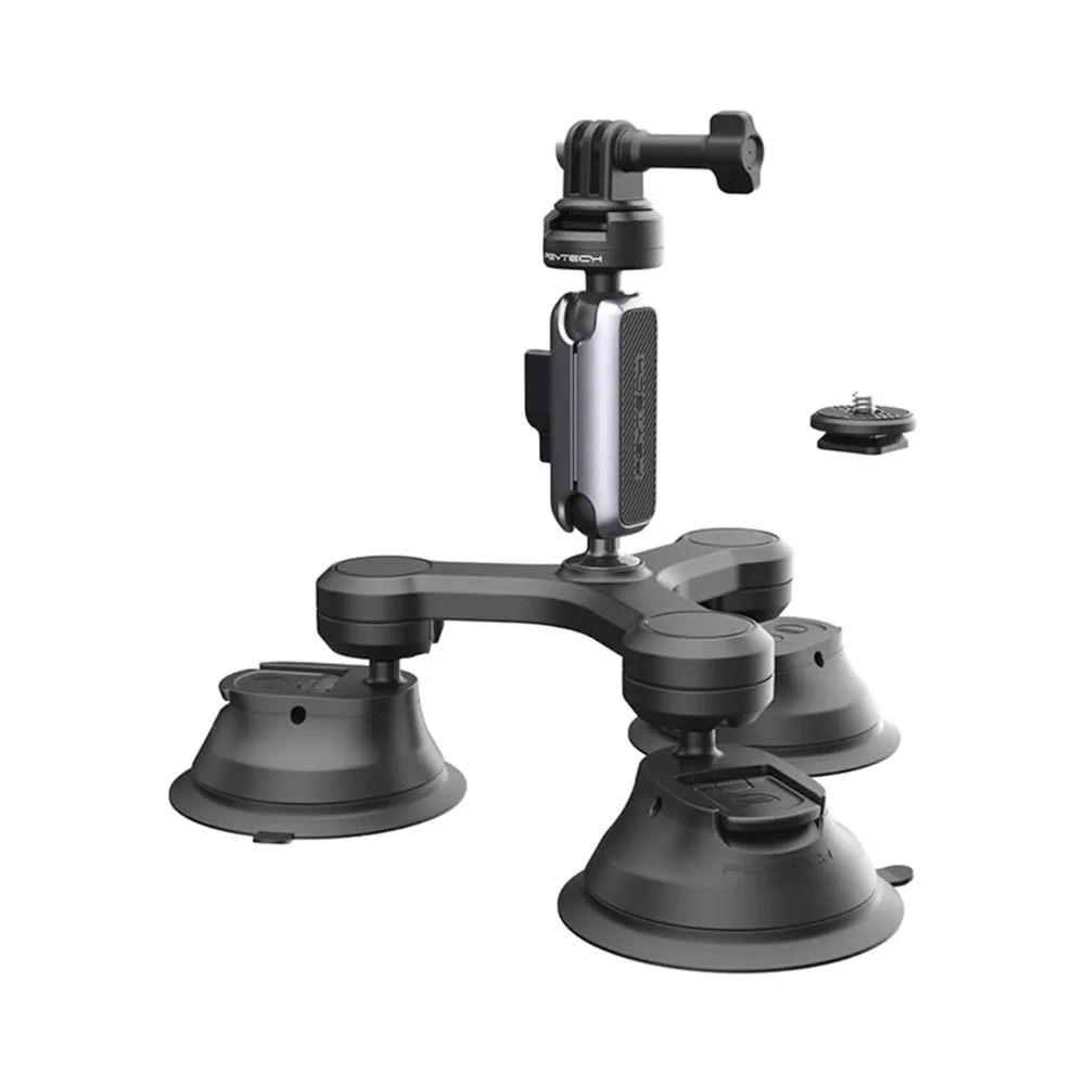 PGYTECH CapLock Three-Arm Triple Suction Mount