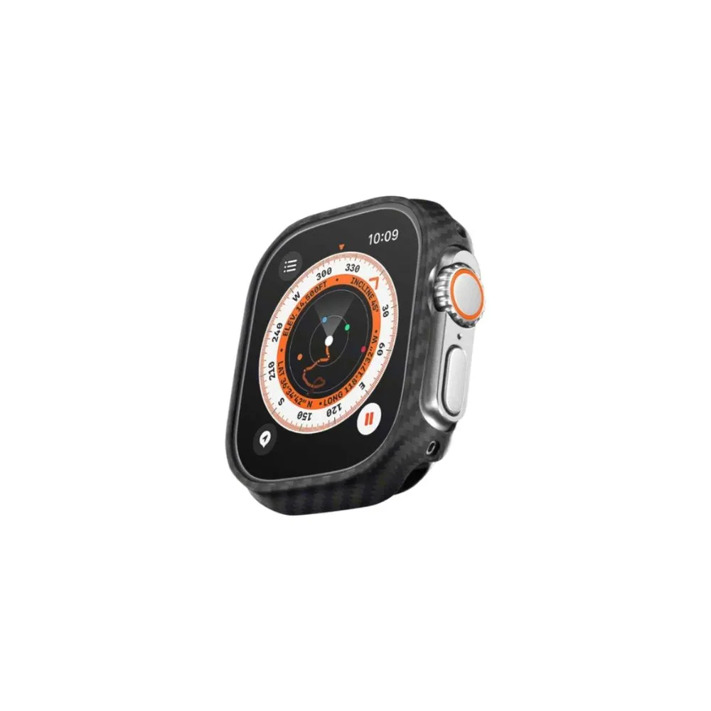PITAKA Air Case for Apple Watch Ultra (600D Black/Grey-Twill)