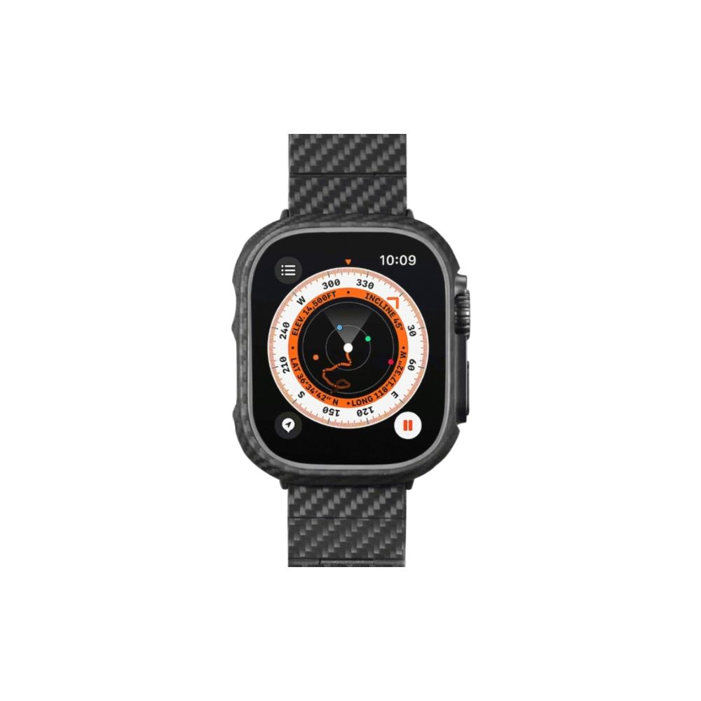 PITAKA Air Case for Apple Watch Ultra (600D Black/Grey-Twill)