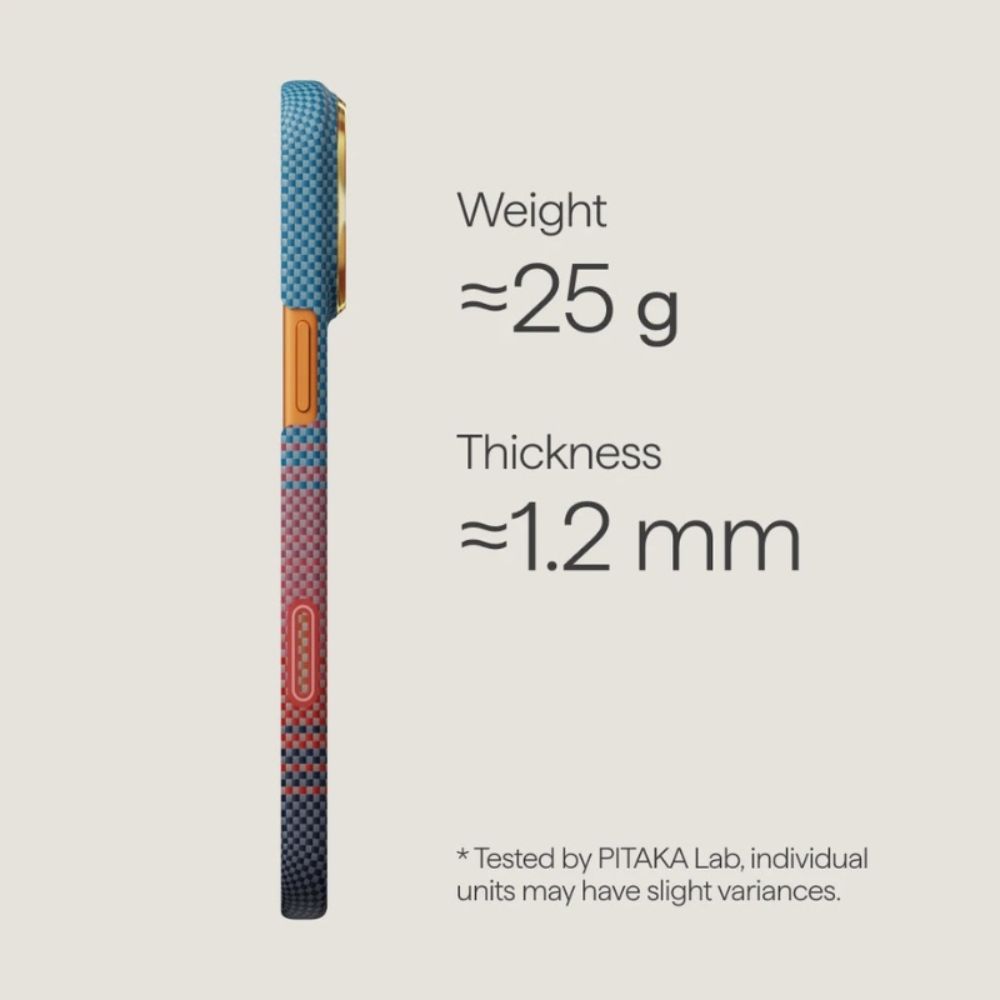 PITAKA Iphone 17 Pro Edge Case (California Dream-03)