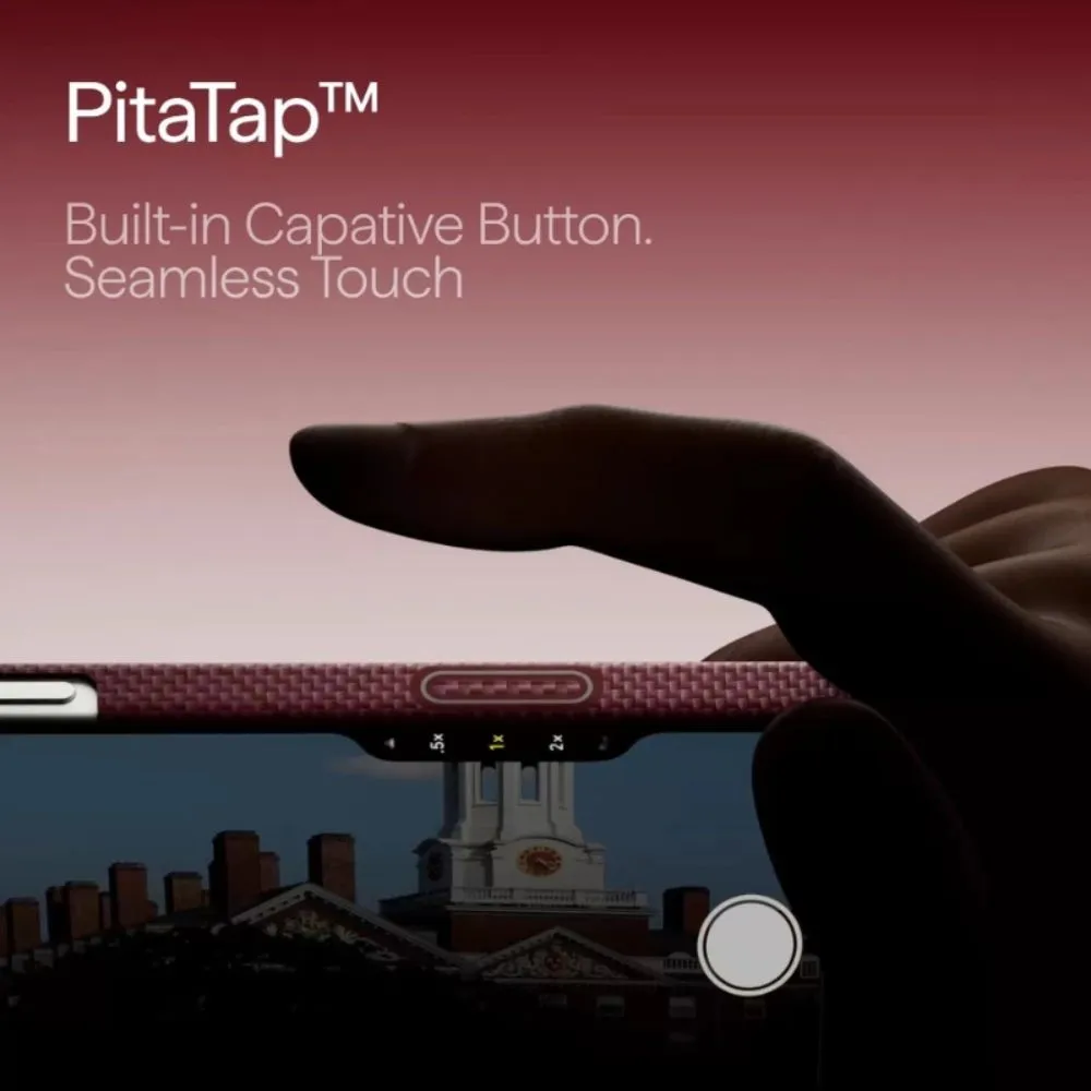 PITAKA Iphone 17 Pro Edge Case (Harvard Crimson)