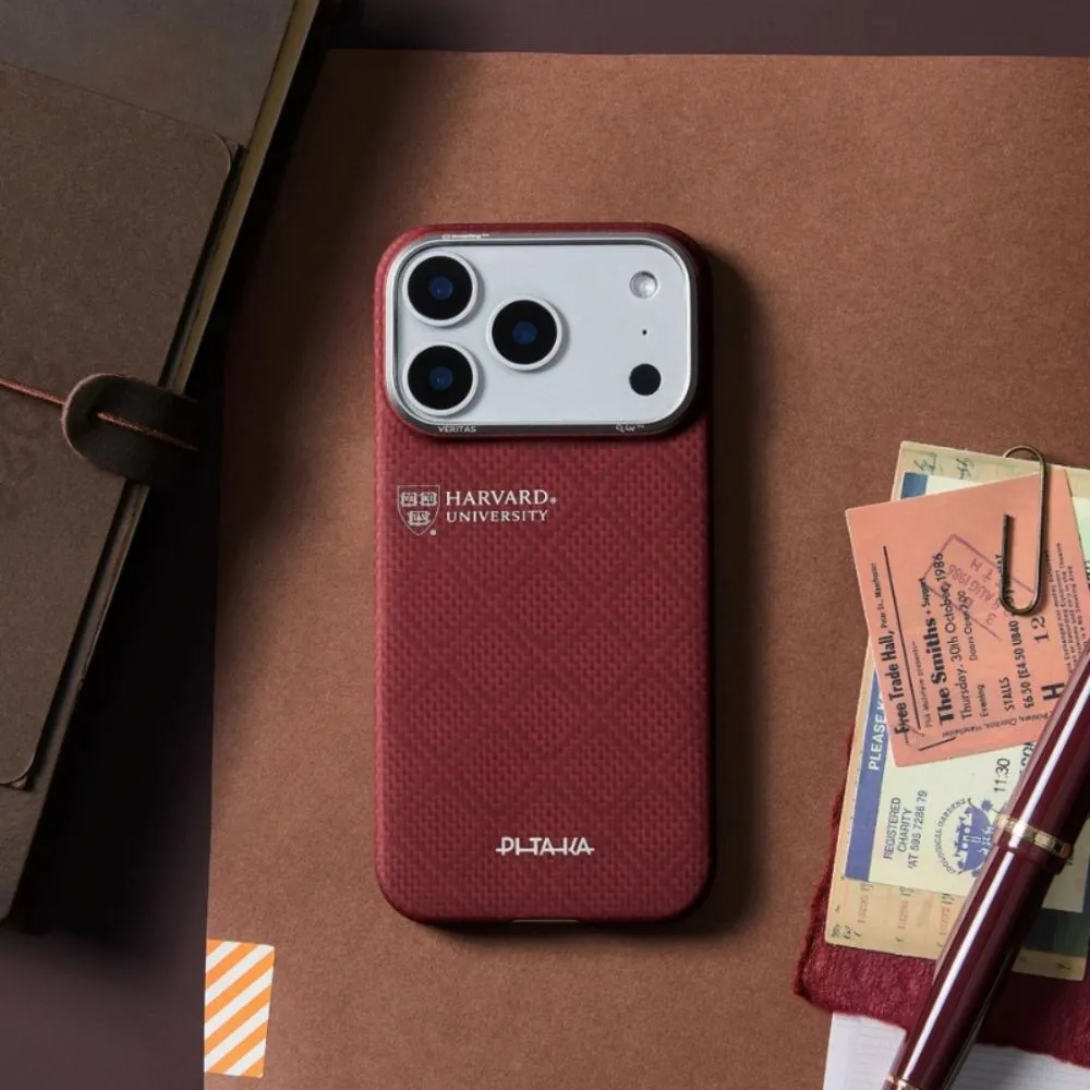 PITAKA Iphone 17 Pro Edge Case (Harvard Crimson)